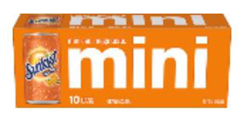 Sunkist SK Orange 7.5 Oz Mini Cans (10pkx3)