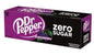 Dr Pepper Blackberry Zero Sugar 12 Oz Cans (12pkx2)
