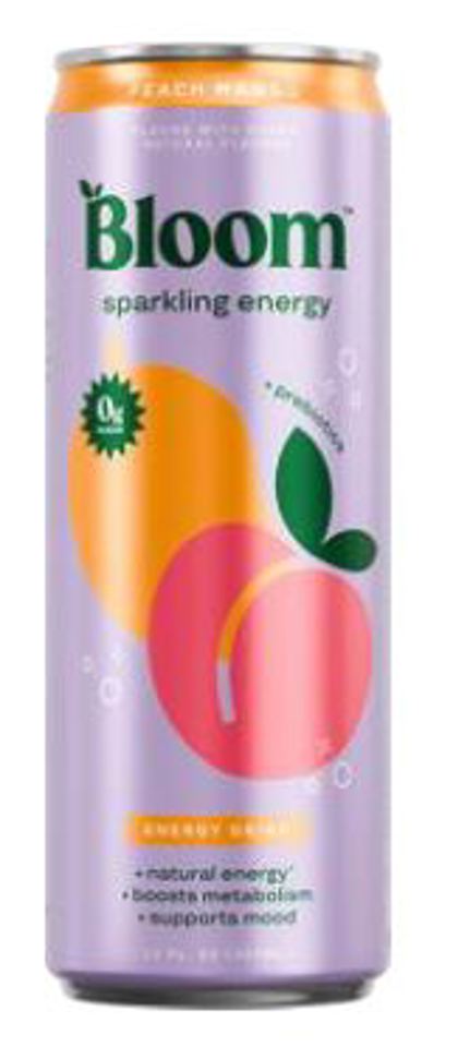 Bloom Peach Mango 12 Oz Energy Cans (Pack Of 12)
