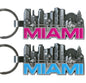 Keychains Miami Pewt Map 2.25"