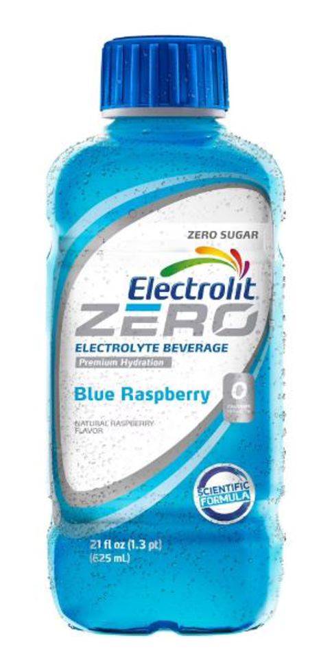 Electrolit Zero Blue Raspberry 21 Oz Bottles (Pack Of 12)