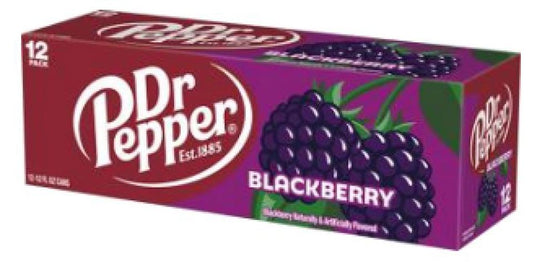 Dr Pepper Blackberry 12 Oz Cans (12pkx2)