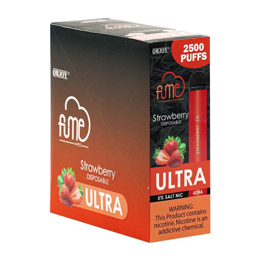Fume Ultra Strawberry 2500 Puffs Disp Vape  5%
