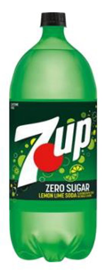 7UP Lemon Lime Zero Sugar 2L Bottles (Pack Of 8)