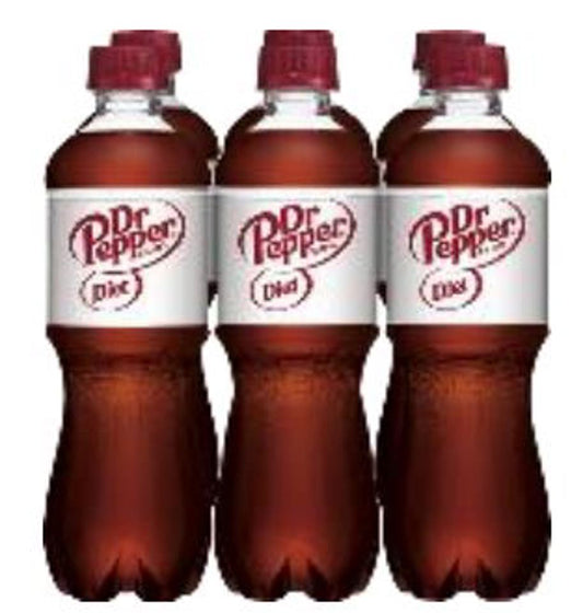 Dr Pepper Diet 7.5 Oz 16.9 Oz Bottles (6pkx4)