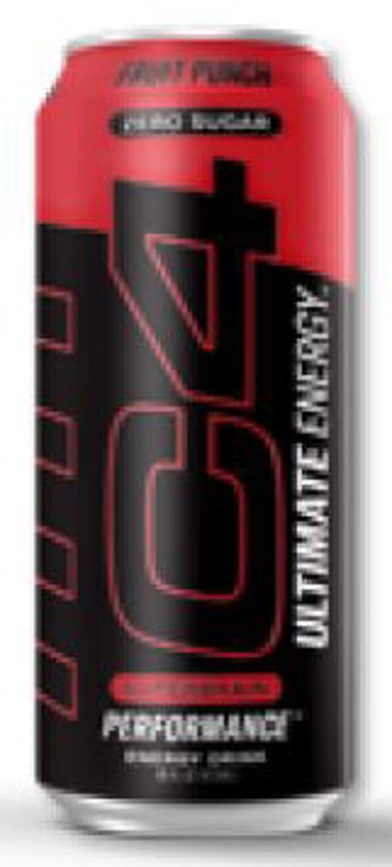 C4 Fruit Punch 16 Oz Ultimate Cans (Pack Of 12)