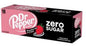 Dr Pepper Strawberries & Cream Zero Sugar 12 Oz Cans (12pkx2)