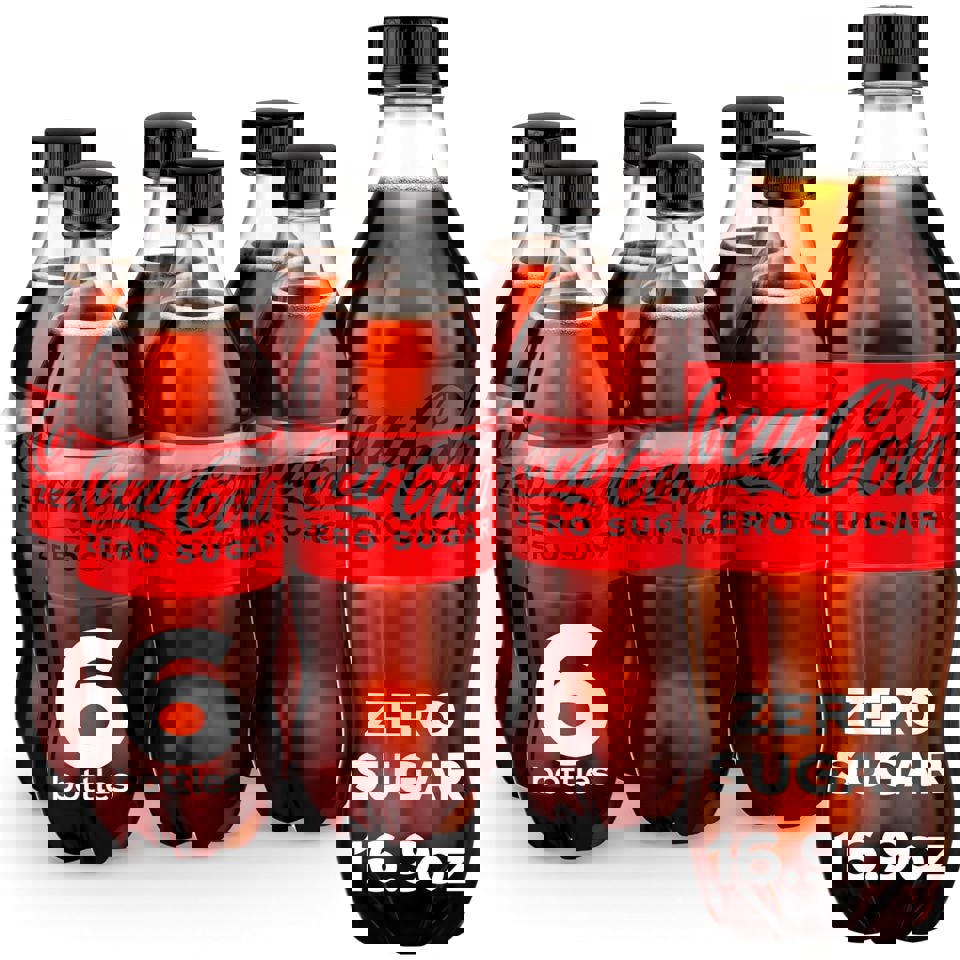 Coca-Cola Zero Sugar Bottle 16.9oz 06 pack
