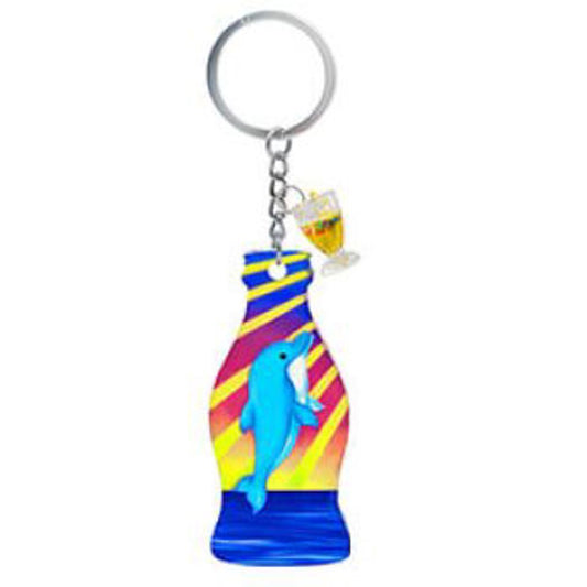 KeyChains Acrilic Bottle Dolphin