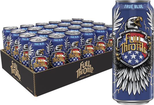 Full Throttle Energy Drink True Blue, 16 oz. Cans, Pack of 24