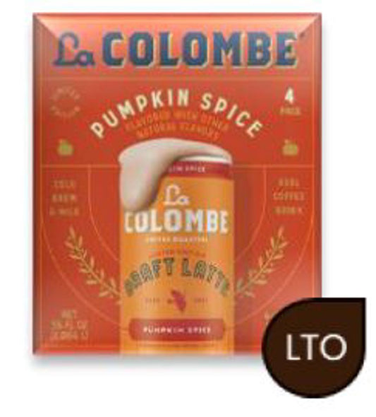 La Colombe Pumpkin Spice Draft Latte 9 Oz Cans (Pack Of 4)