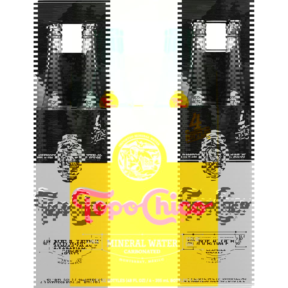 Topo Chico Mineral Water Bottle 12oz Pack of 04