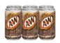 A&W Root Beer 7.5 Oz Slim Cans (6Pkx4)
