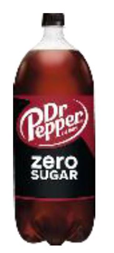 Dr Pepper Zero Sugar 2L Bottles (Pack Of 8)