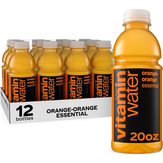Essential Orange-orange Bottle 20oz Pack of 12