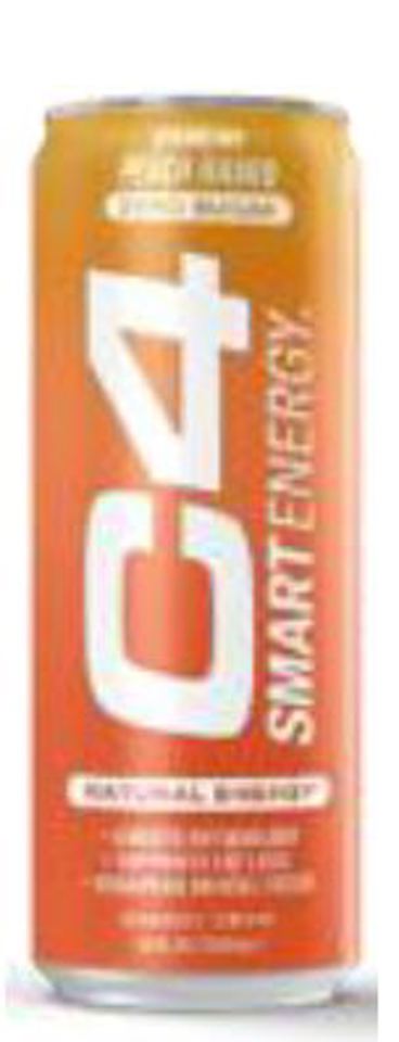 C4 Blood Orange Yuzu 12 Oz Smart Energy Cans (Pack Of 12)