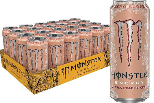 Monster Energy Ultra Peachy Keen, 16 oz. Cans Pack of 24