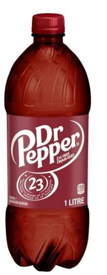 Dr Pepper Original Flavor 1L Bottles (Pack Of 15)