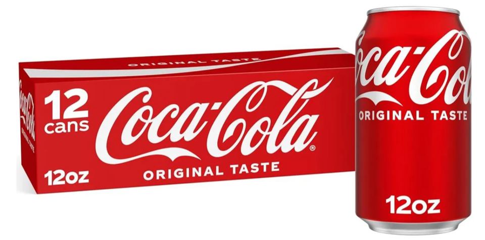 Coca-Cola Mini-Can 12oz.  Pack of 12