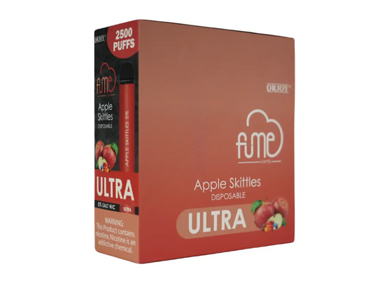 Fume Ultra Apple Skittles 2500 Puffs Disp Vape  5%