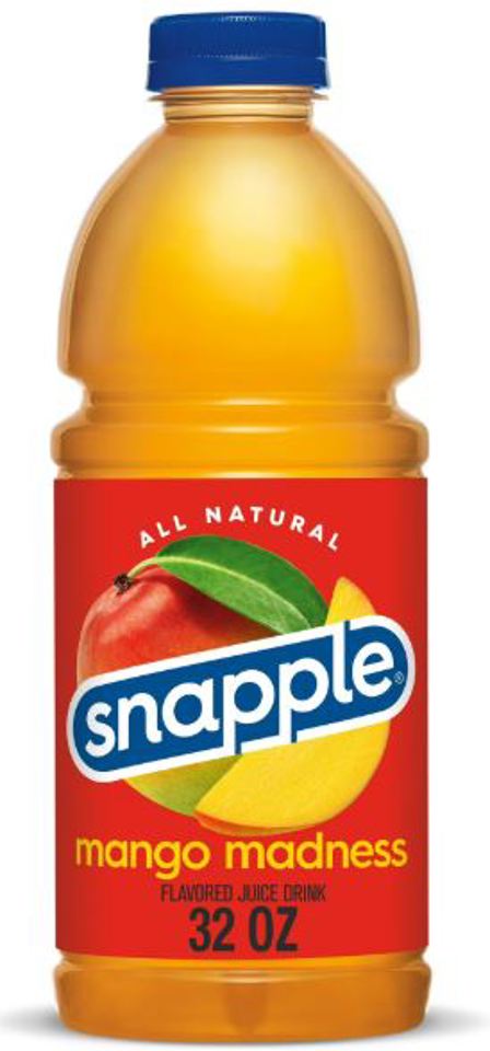 Snapple Mango Madness 32 Oz Bottles (Pack Of 12)