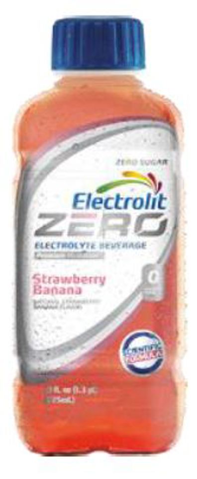 Electrolit Zero Strawberry Banana 21 Oz Bottles (Pack Of 12)