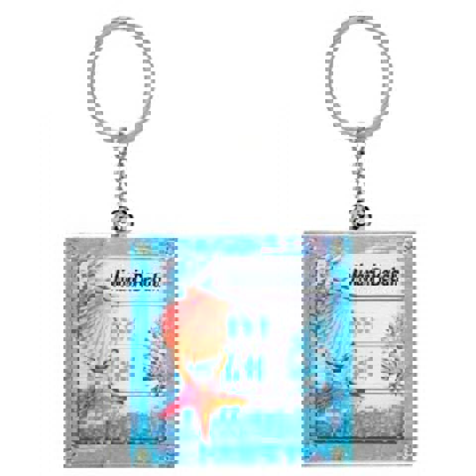 KeyChains Miami Beach Square Bead