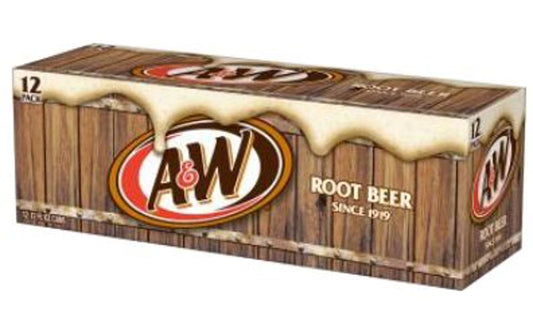 A&W Root Beer 12 Oz Cans (12pkx2)